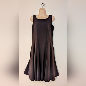 CHADWICKS Little Black dress - (drop plate skirt) size 8 - Excellent condition